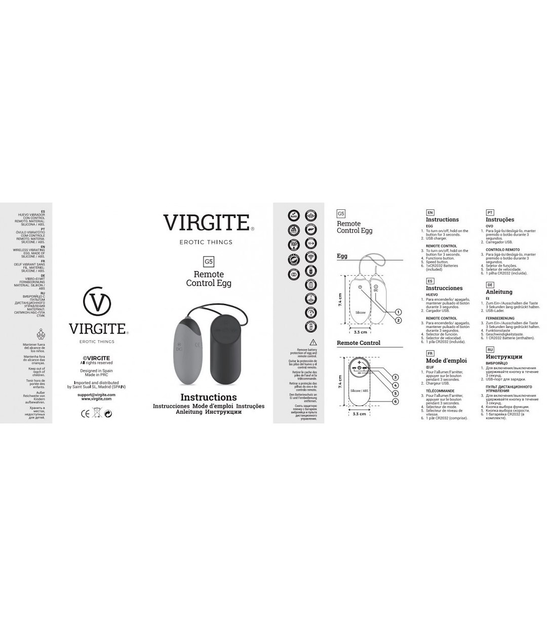 PINK RECHARGEABLE G5 VIBRATING EGG — zdjęcie 6