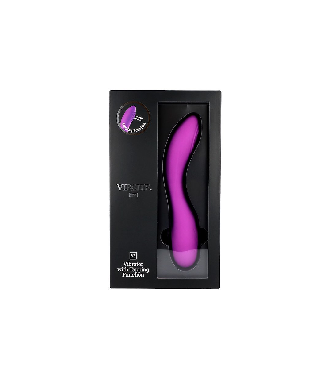 RECHARGEABLE TAPPING VIBRATOR V8 PURPLE — zdjęcie 7