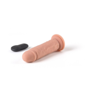 REALISTIC VIBRATOR  R11  FLESH 14.4CM W/ REMOTE CONTROL