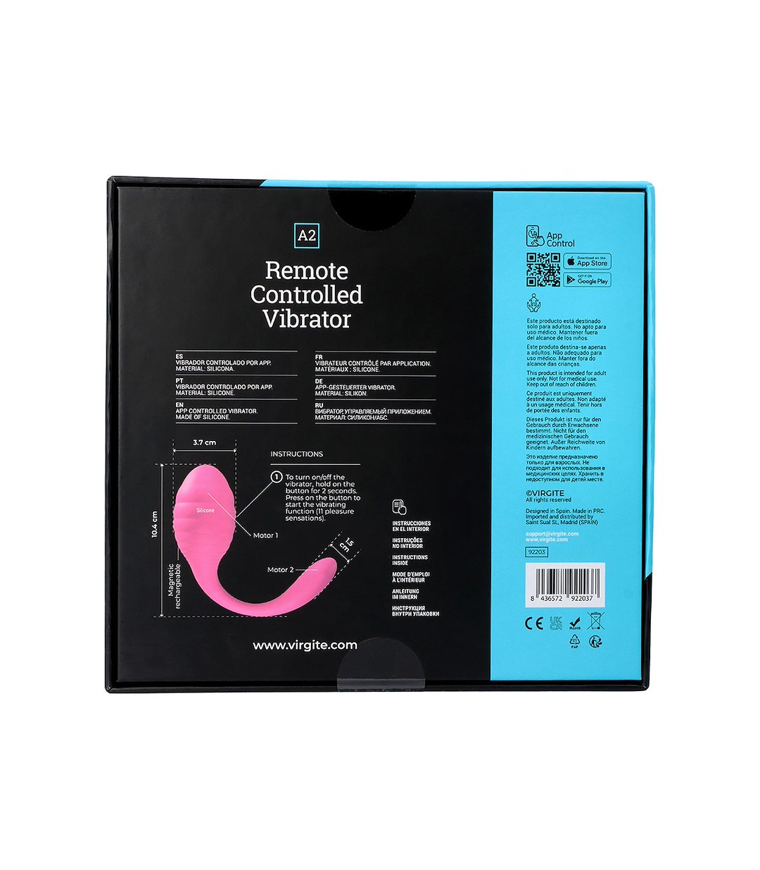 A2 REMOTE CONTROLLED VIBRATOR — zdjęcie 7