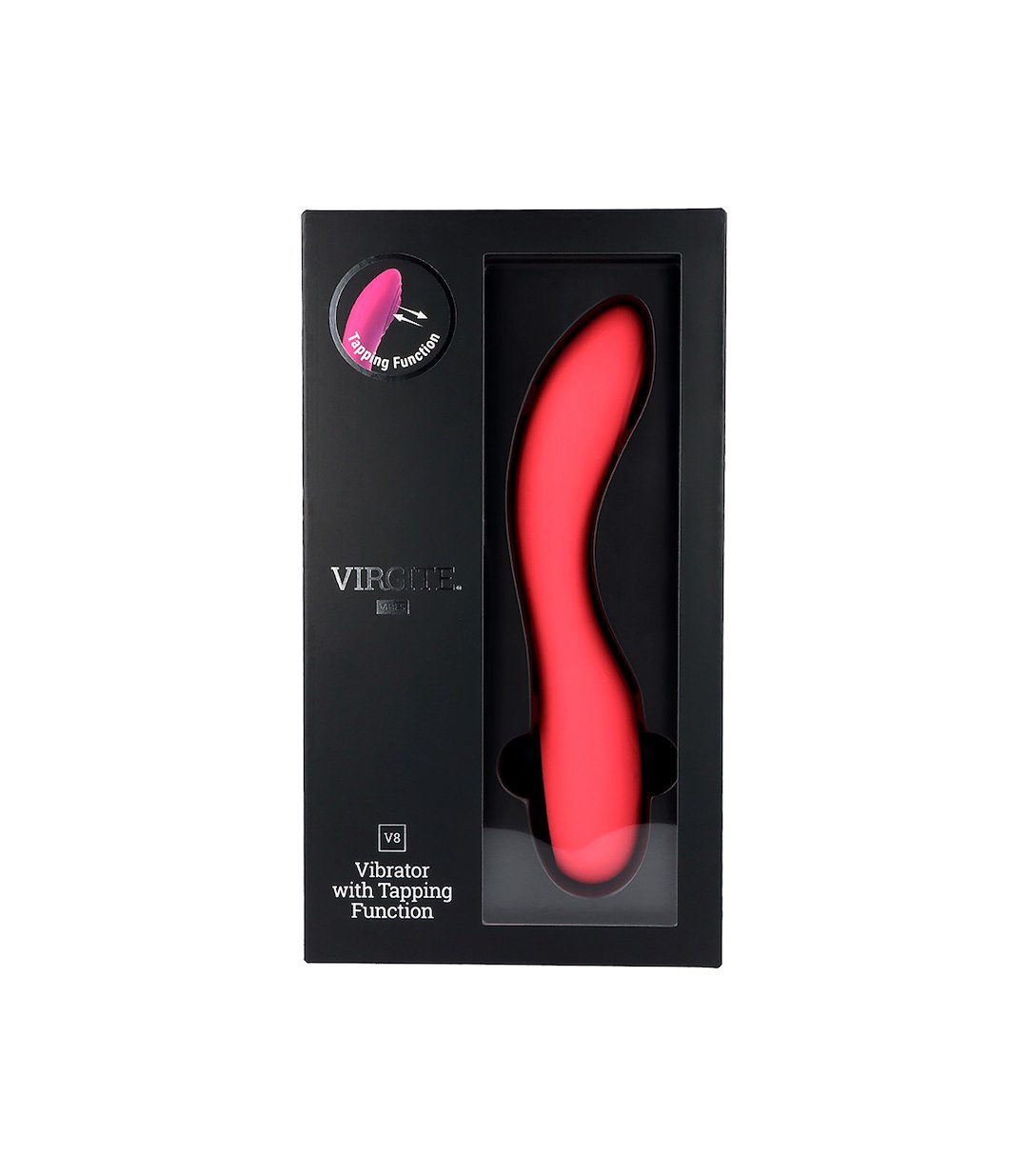 V8 PINK RECHARGEABLE TAPPING VIBRATOR — zdjęcie 8