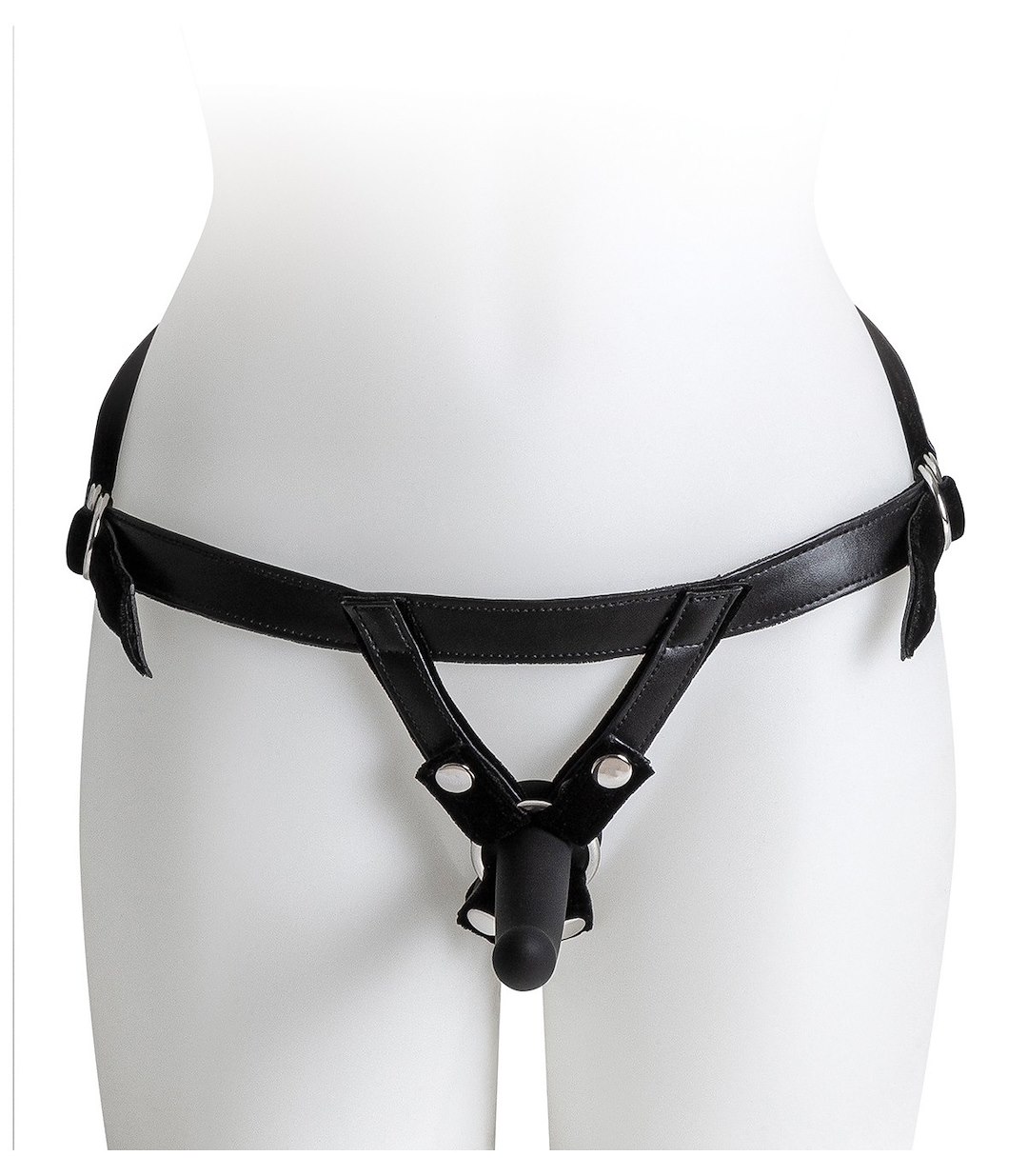HARNESS WITH BLACK DILDO SIZE S — zdjęcie 8
