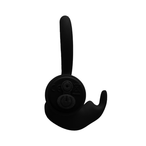 E9 BLACK RECHARGEABLE VIBRATING RING