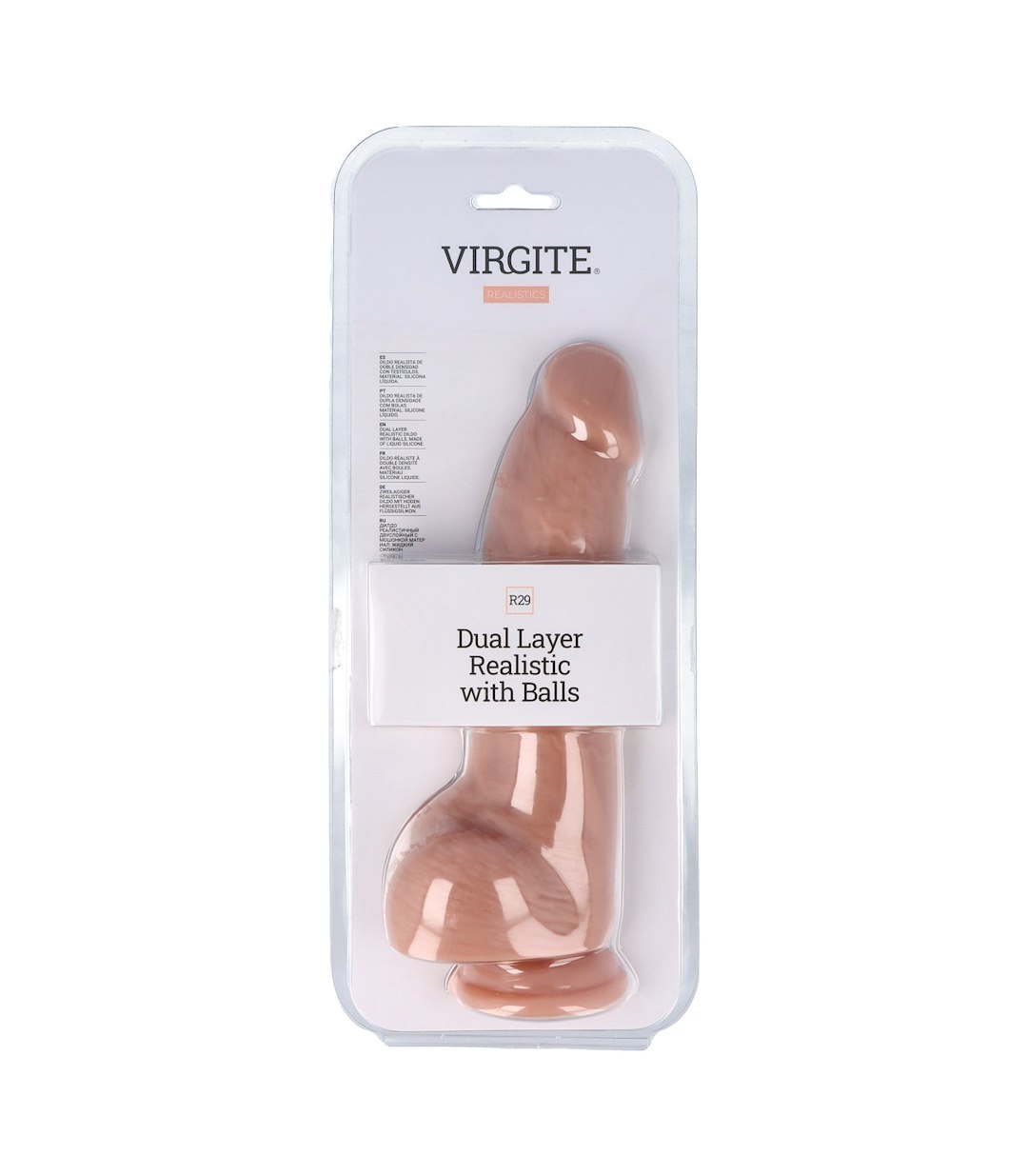 VIRGITE - REALISTICS - DUAL LAYER REALISTIC WITH BALLS 23.5CM R29