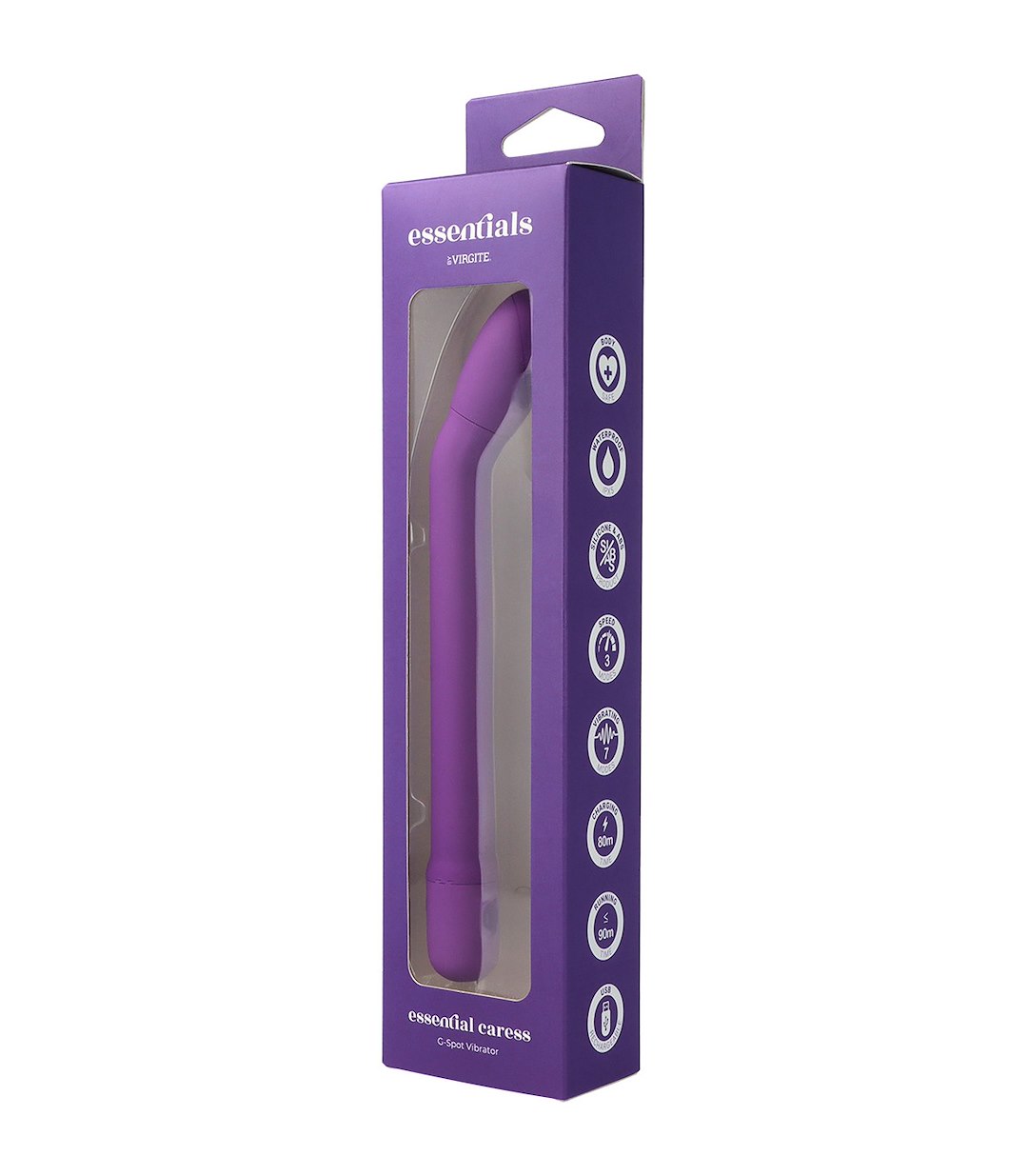 CARESS G-SPOT VIBRATOR PURPLE — zdjęcie 10