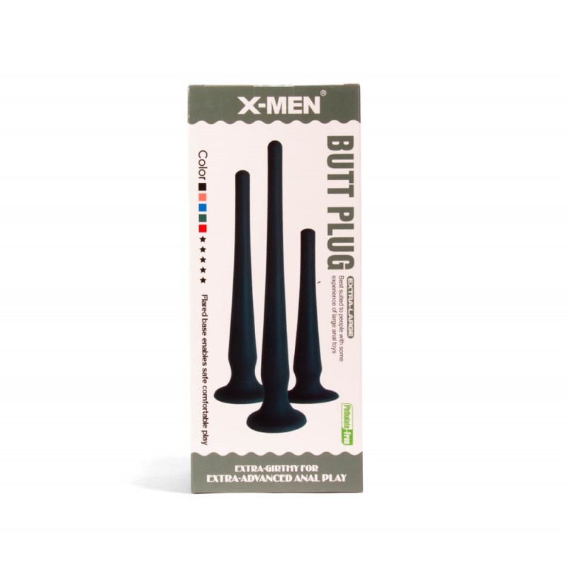 Korek analny z przyssawk¹ Pinokio 49cm X-Men