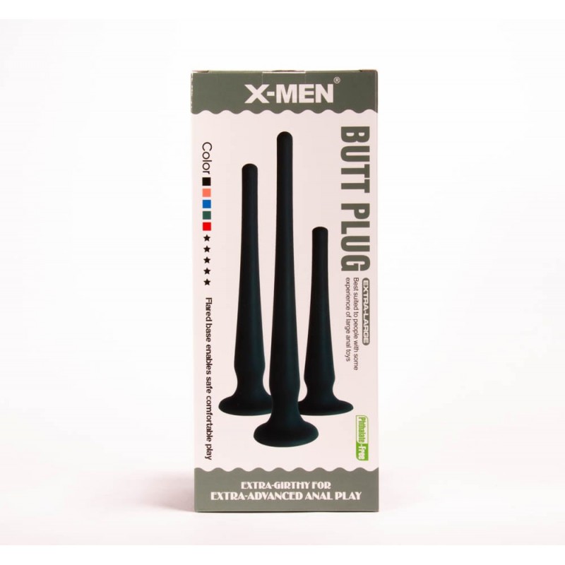 Korek analny z przyssawk¹ Pinokio 29cm X-Men