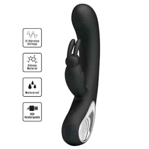 Colin Wibrator króliczek z podwójnym silnikiem i 12 trybami wibracji