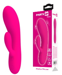 Clare Wibrator króliczek z 30 funkcjami wibracji dla podwójnej stymulacji