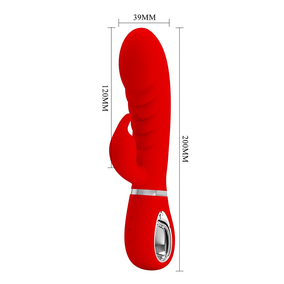 Wibrator Prescott Red 20cm Pretty Love — zdjęcie 6