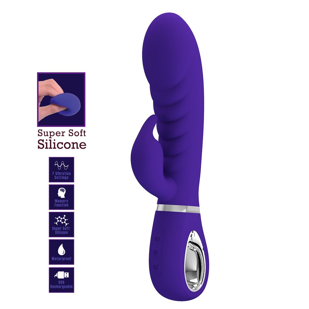 Wibrator Prescott Purple 20cm Pretty Love — zdjęcie 6