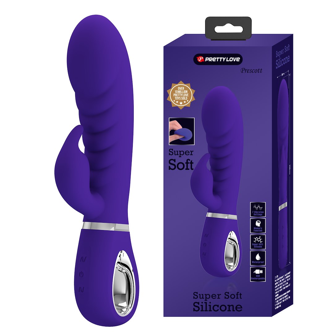 Wibrator Prescott Purple 20cm Pretty Love — zdjęcie 10