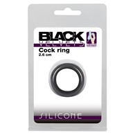 Silikonowy pierścień na penisa Black Velvets 2,6cm