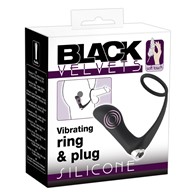 Black Velvets Pierścień i korek z wibracjami