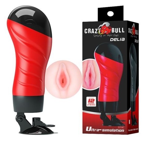 Masturbator z wibracjami Crazy Bull Delia LyBaile