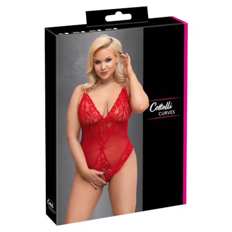 Crotchless Body red 2XL