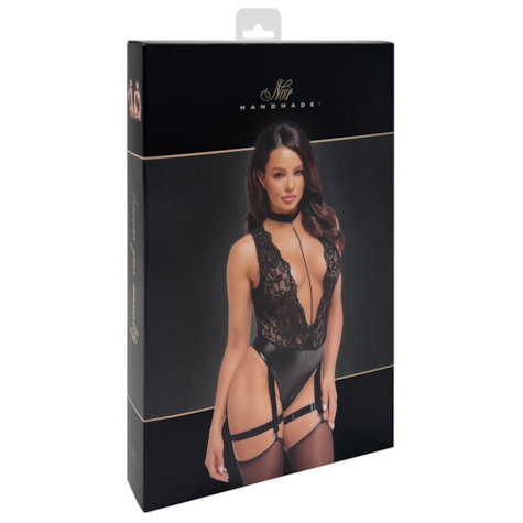 Body Libido z głębokim V dekoltem S Noir Handmade