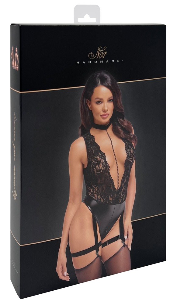 Body Libido z głębokim V dekoltem L Noir Handmade