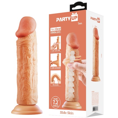 Tom  realistyczne dildo z przyssawką