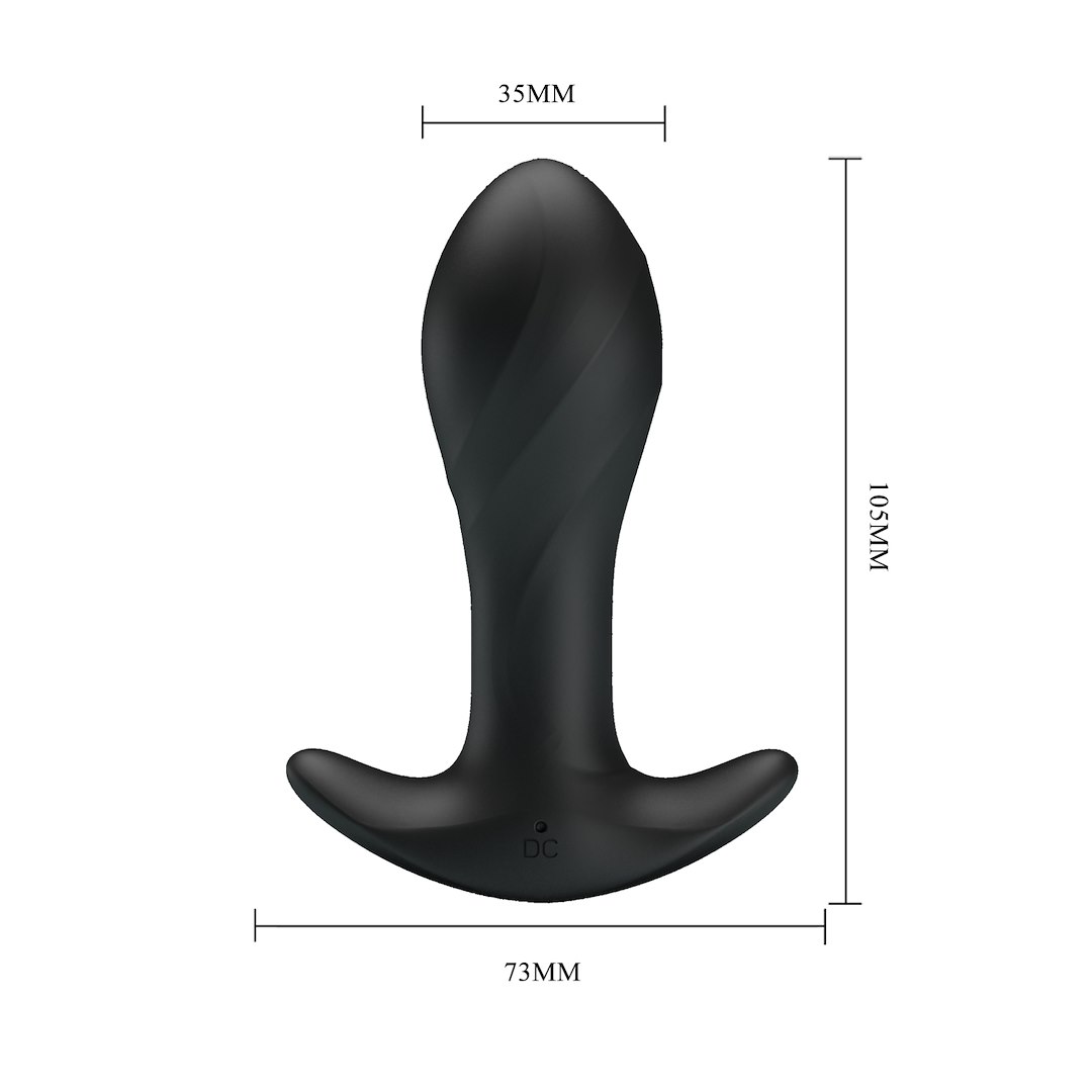 Keith Wibrująca wtyczka analna z 12 trybami — zdjęcie 2