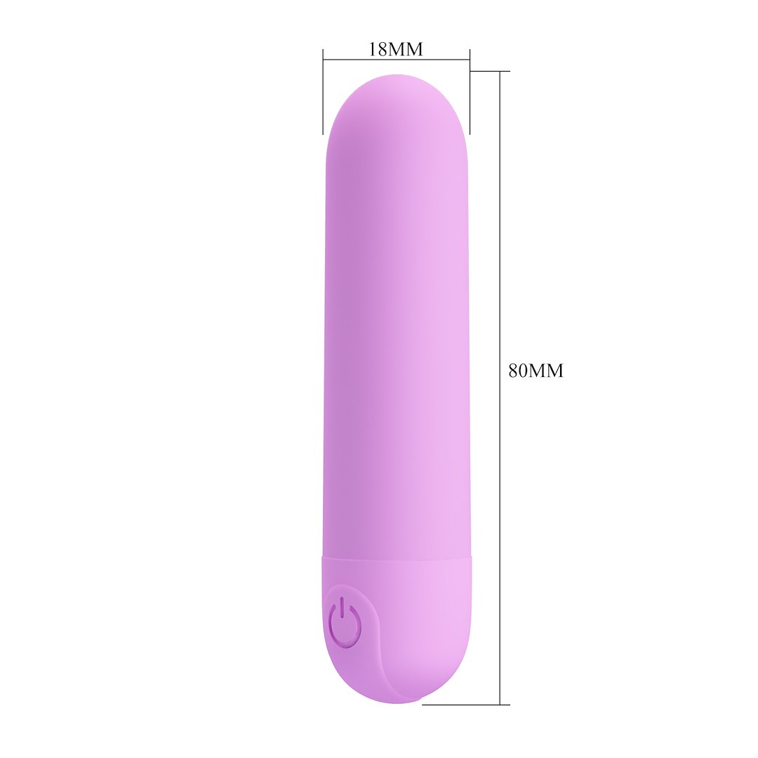 Greg Mini wibrator bullet, 10 poziomów wibracji fioletowy — zdjęcie 2