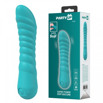 Party Up - Jaylei wibrator klasyczny super soft zielony