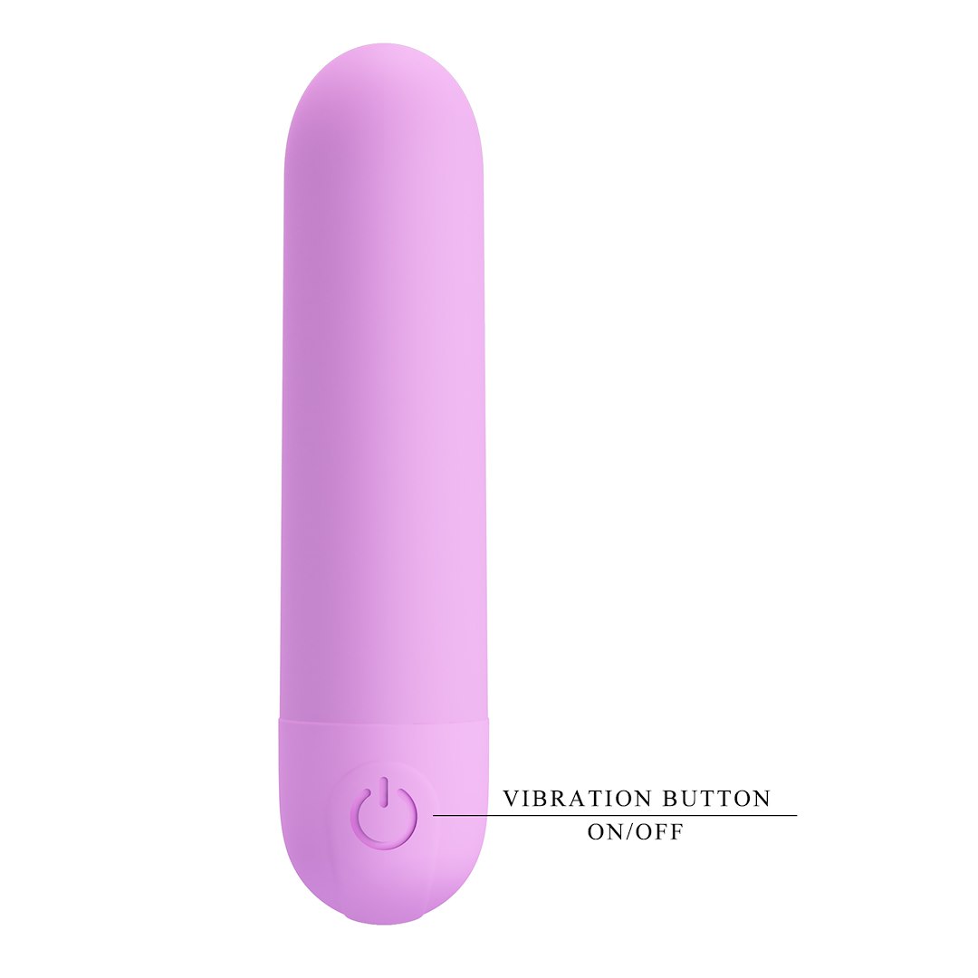 Greg Mini wibrator bullet, 10 poziomów wibracji fioletowy — zdjęcie 3