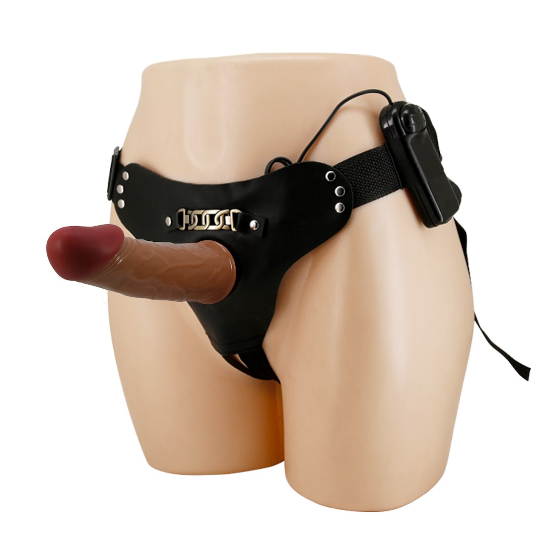Nelson proteza penisa strap on z wibracjami — zdjęcie 4
