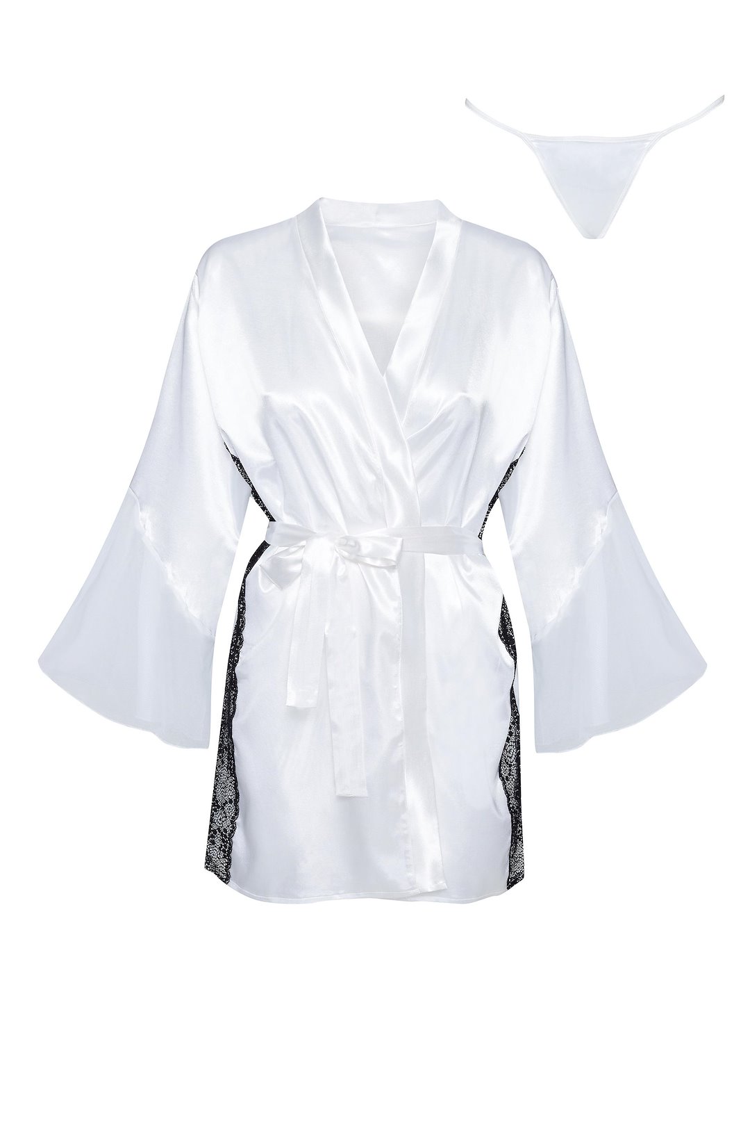 Sara peignoir white — zdjęcie 5