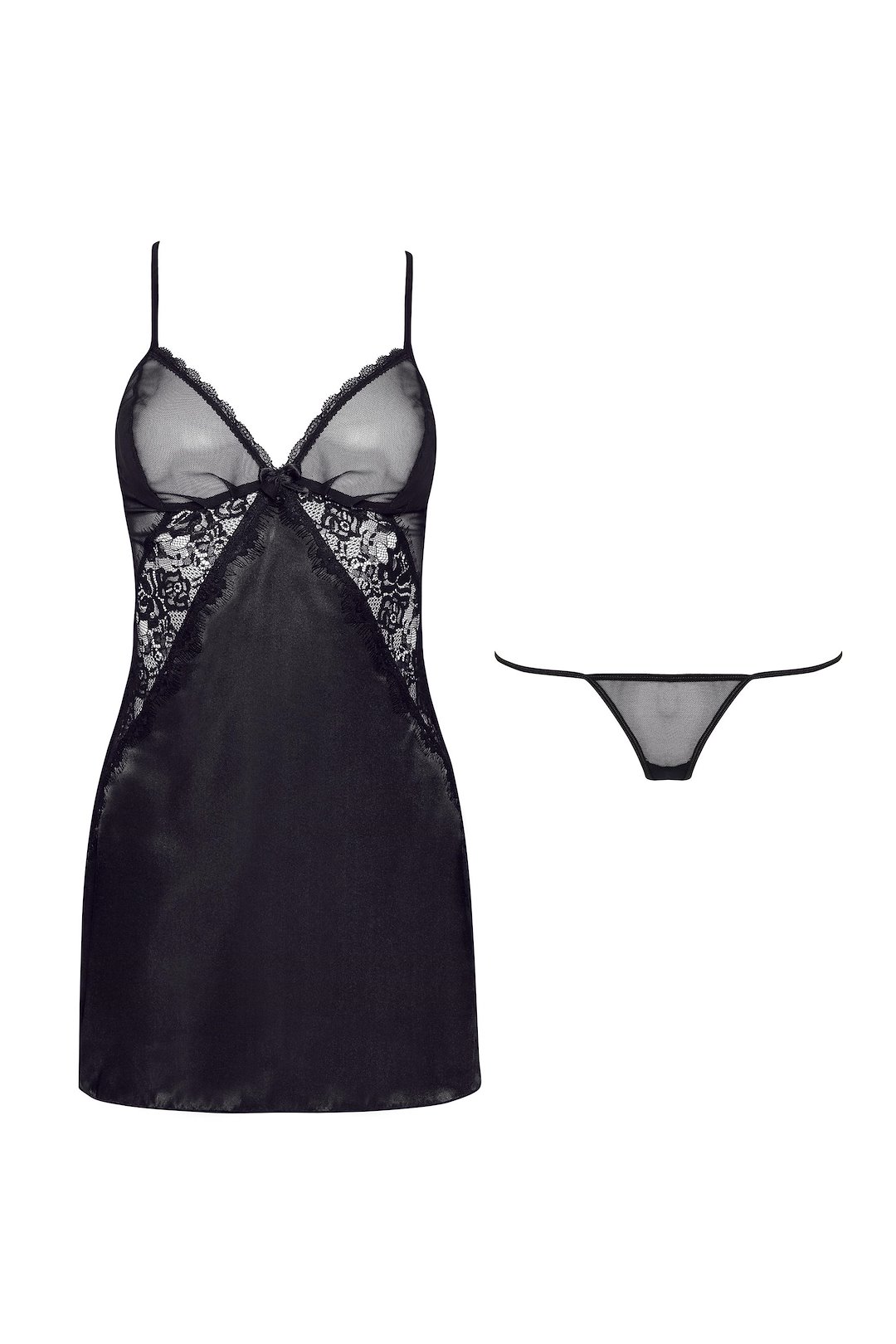 Marinela chemise black — zdjęcie 5