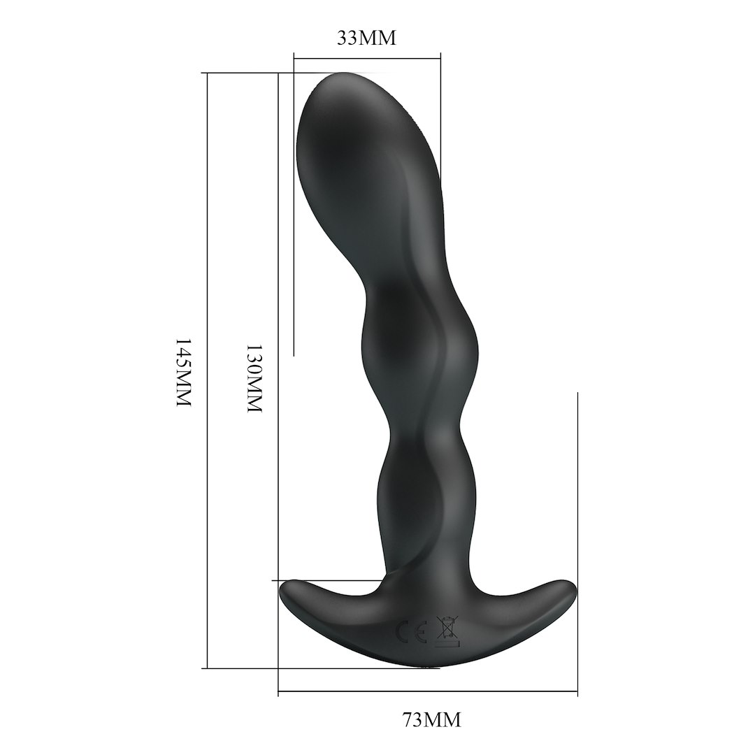 Jim Wibrująca wtyczka analna z 12 trybami — zdjęcie 5