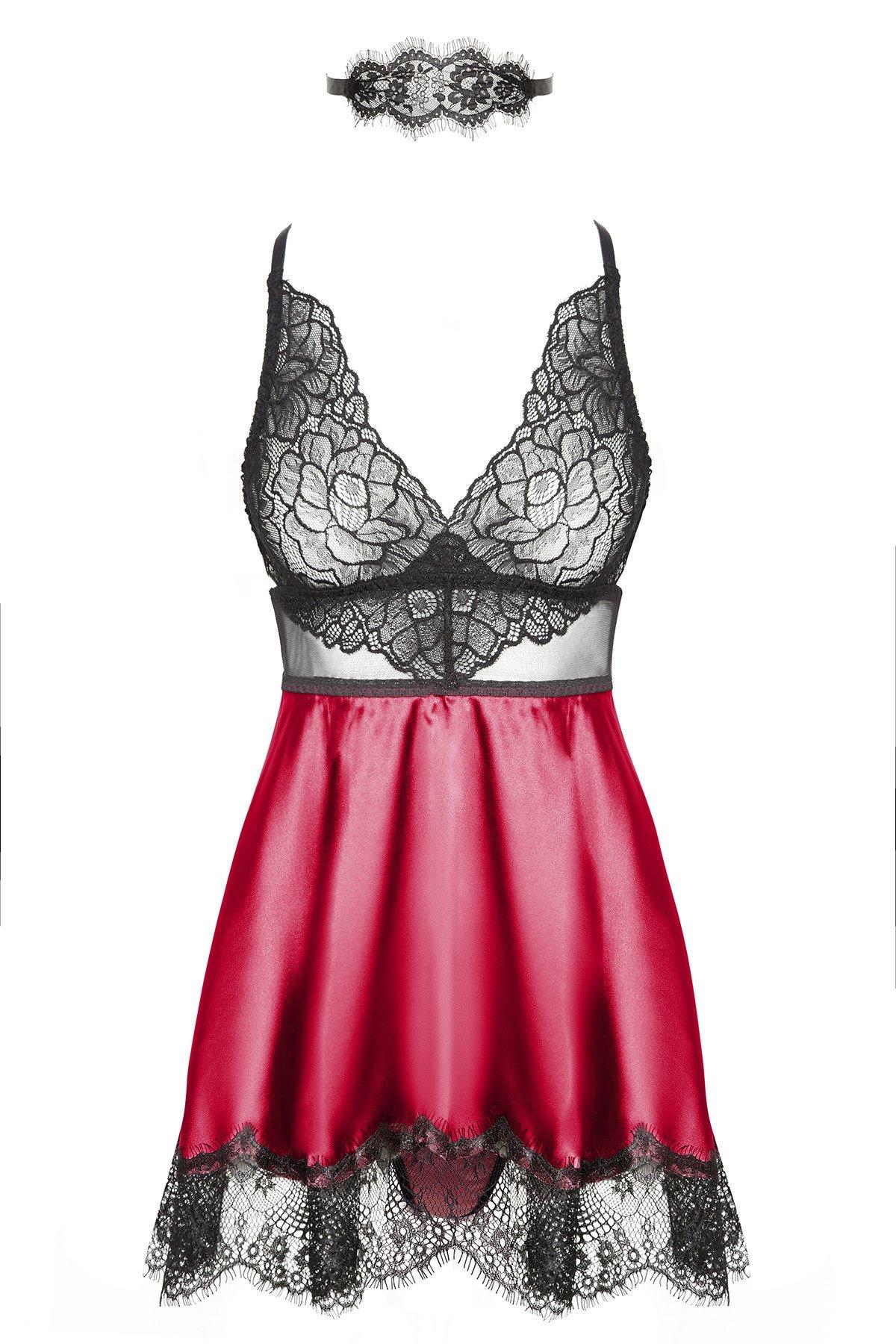 Eve chemise with mask purple — zdjęcie 5