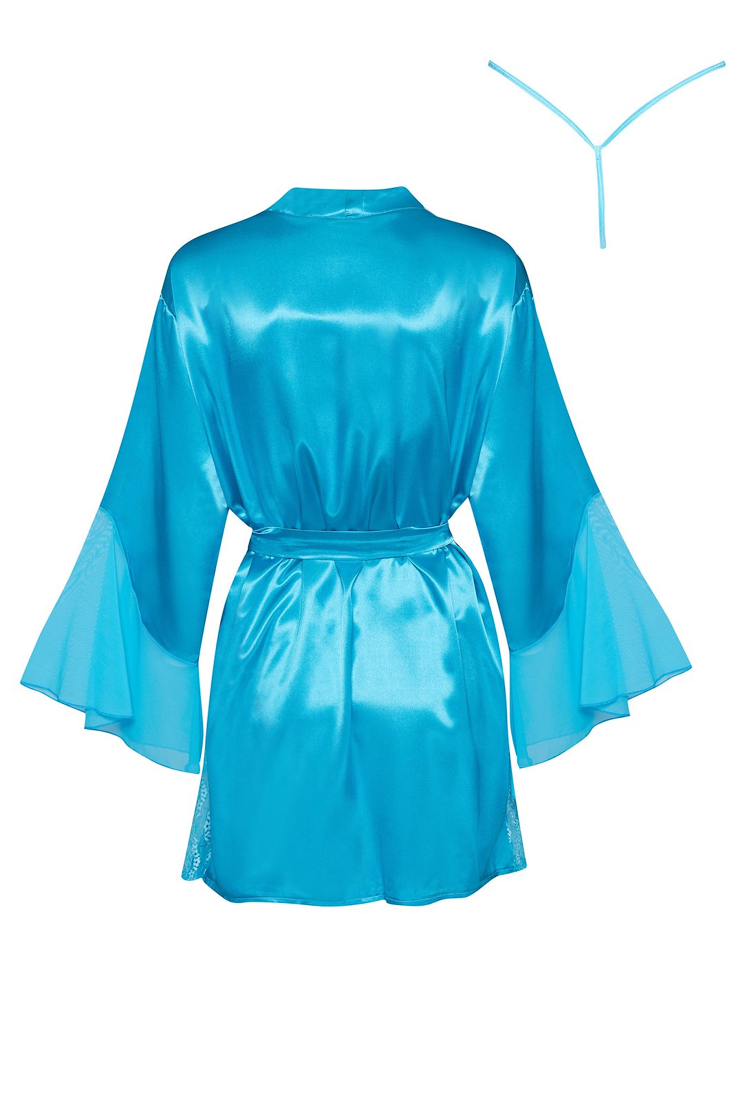 Marlene peignoir turquoise — zdjęcie 7