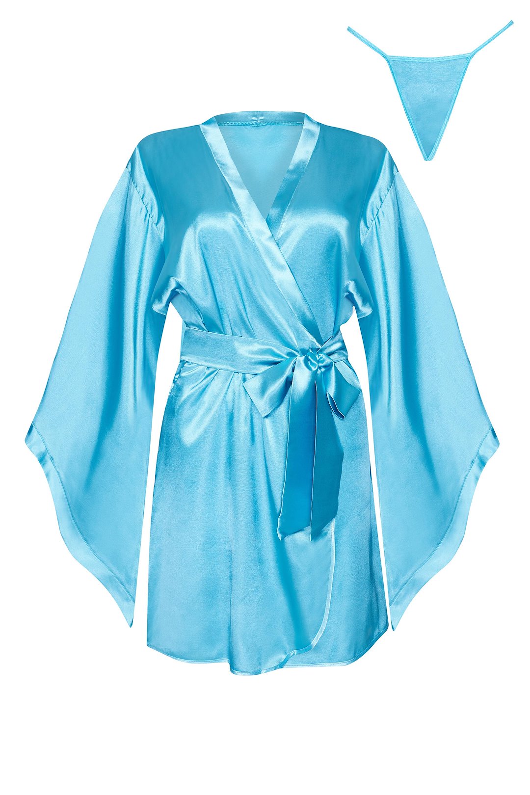 Samira peignoir turquoise — zdjęcie 5