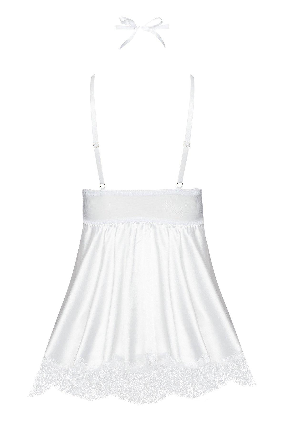 Eve chemise with mask white — zdjęcie 6
