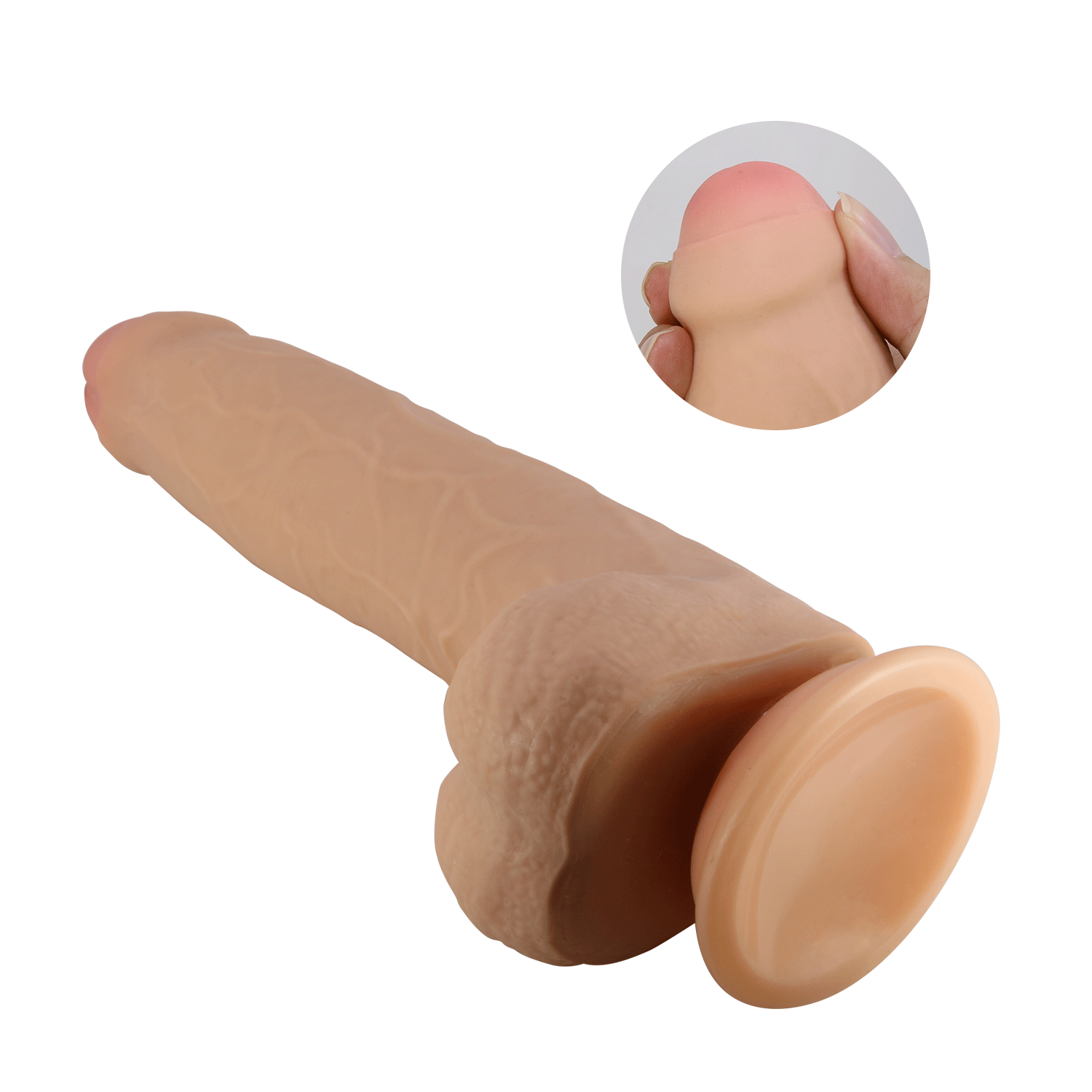 Thomas realistyczne dildo z przyssawką — zdjęcie 7