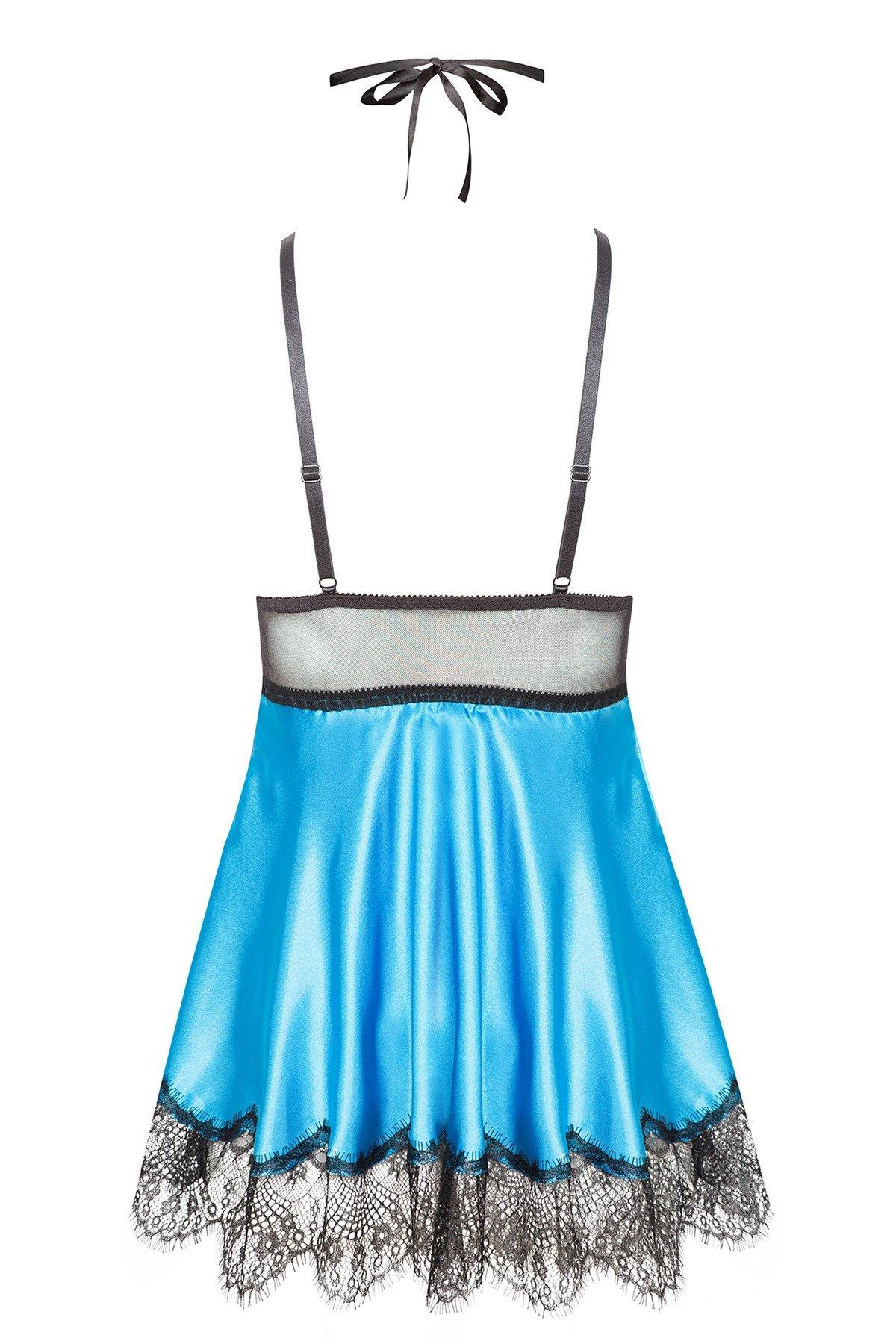 Eve chemise with mask turquoise — zdjęcie 9