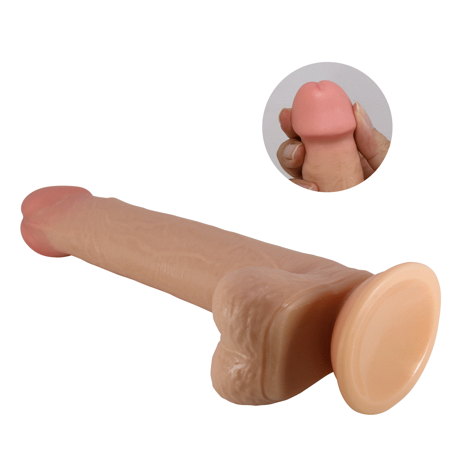 Tim  realistyczne dildo z przyssawką — zdjęcie 8