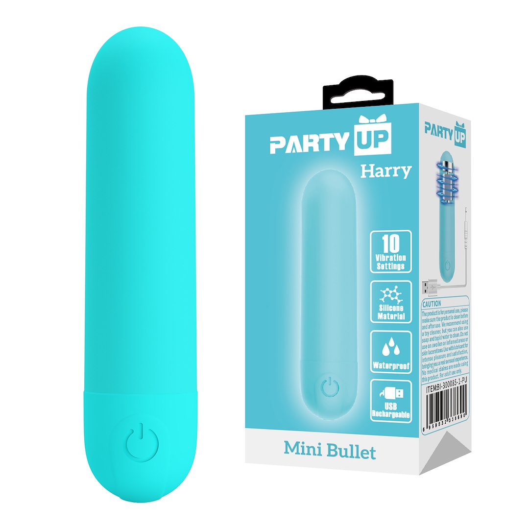 Party Up - Harry Mini wibrator bullet, 10 poziomów wibracji