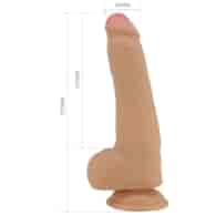 Thomas realistyczne dildo z przyssawką