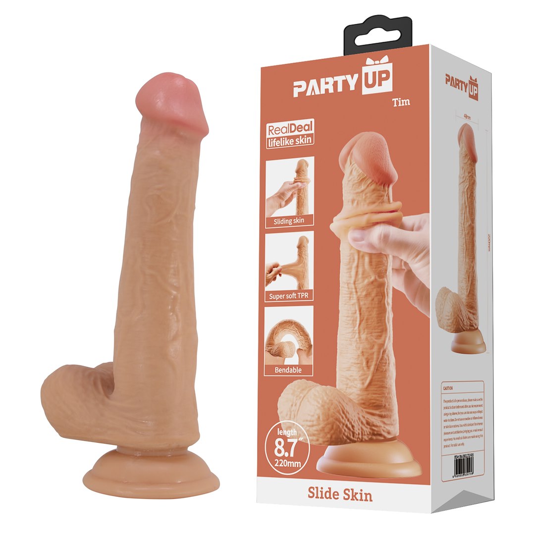 Party Up - Tim realistyczne dildo z przyssawk¹