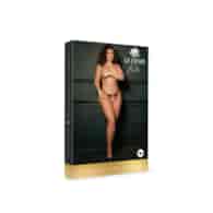 Clo© - Thong with Open Crotch, Adjustable Sliders and Golden Details - Plus Size