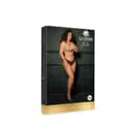 Zo© - Elastic Lace Brief with Back Lacing and Golden Details - Plus Size