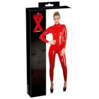 Latex Catsuit red 2XL