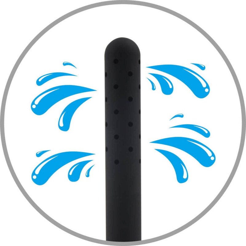 Końcówka z otworami 360° do prysznica analnego 15cm Chisa — zdjęcie 2