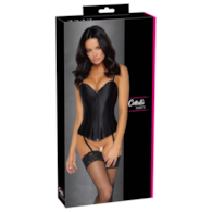 Corset black L
