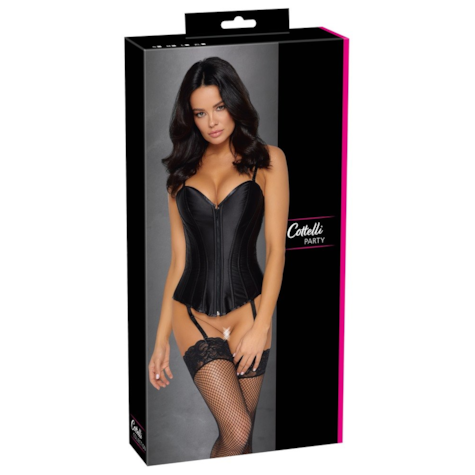 Corset black L