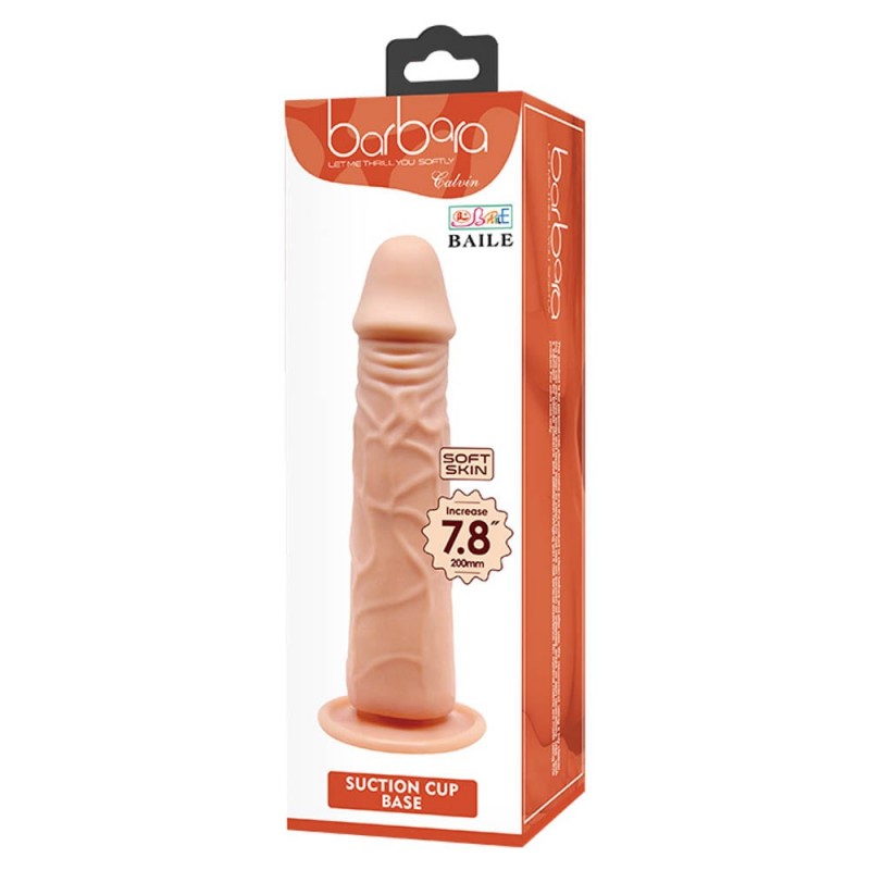 Dildo z przyssawk¹ Barbara Calvin 20cm LyBaile