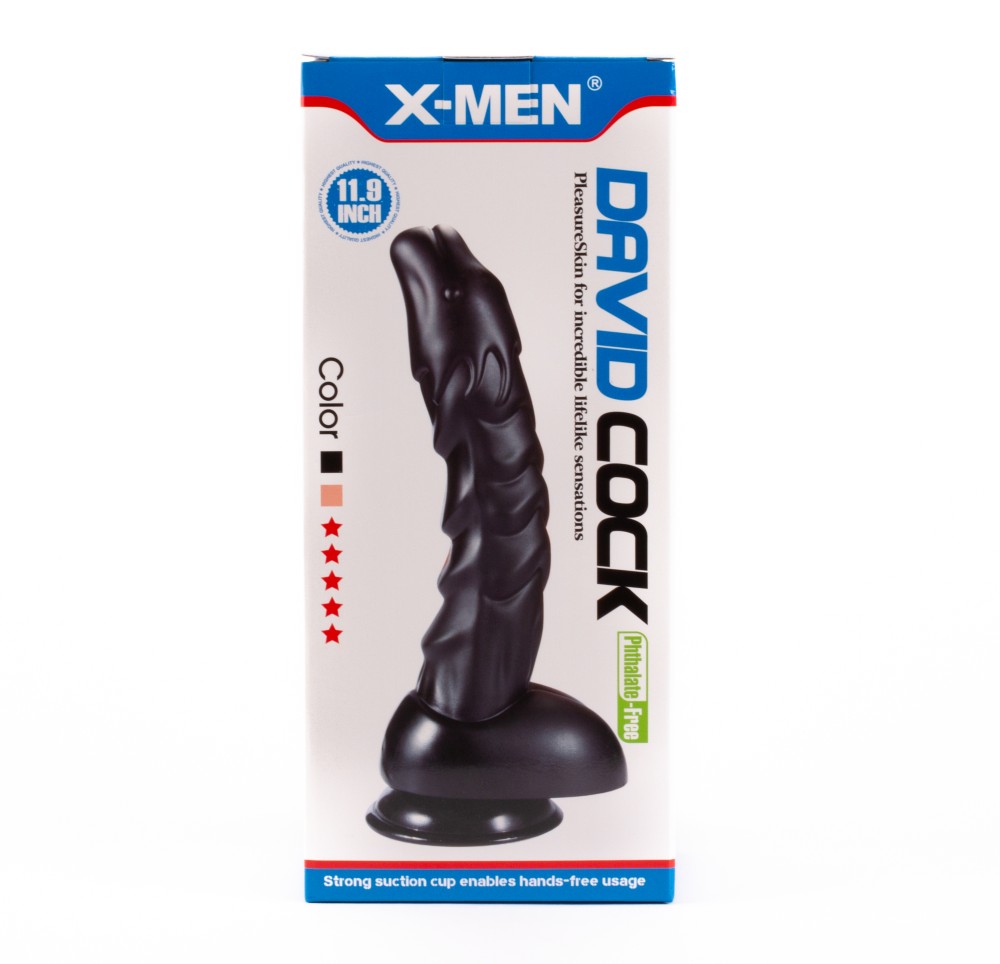 Dildo z przyssawką Dragon David 27cm X-MEN — zdjęcie 9
