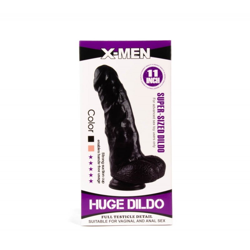 Dildo z przyssawką 28cm X-MEN